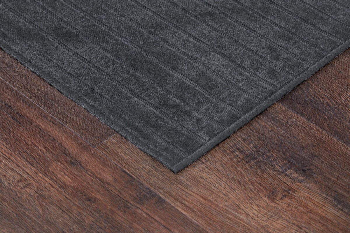 Granada Zen Charcoal – Konstsilkesmatta - Bild 4