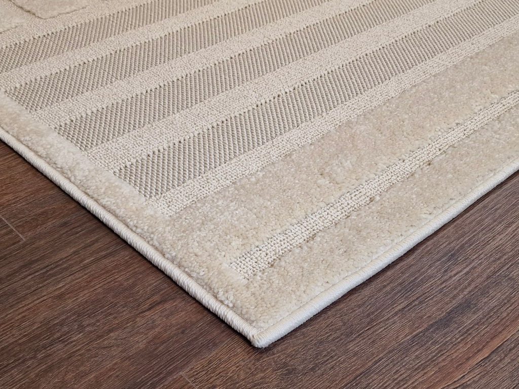 Hampton Art Cream – Flatvävdmatta - Bild 3