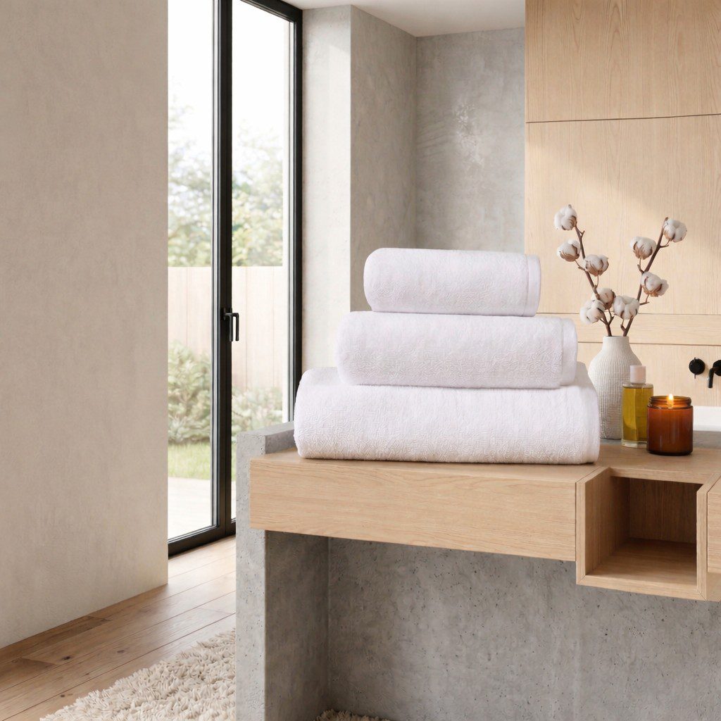 Frottéhandduk – Hotell Plain