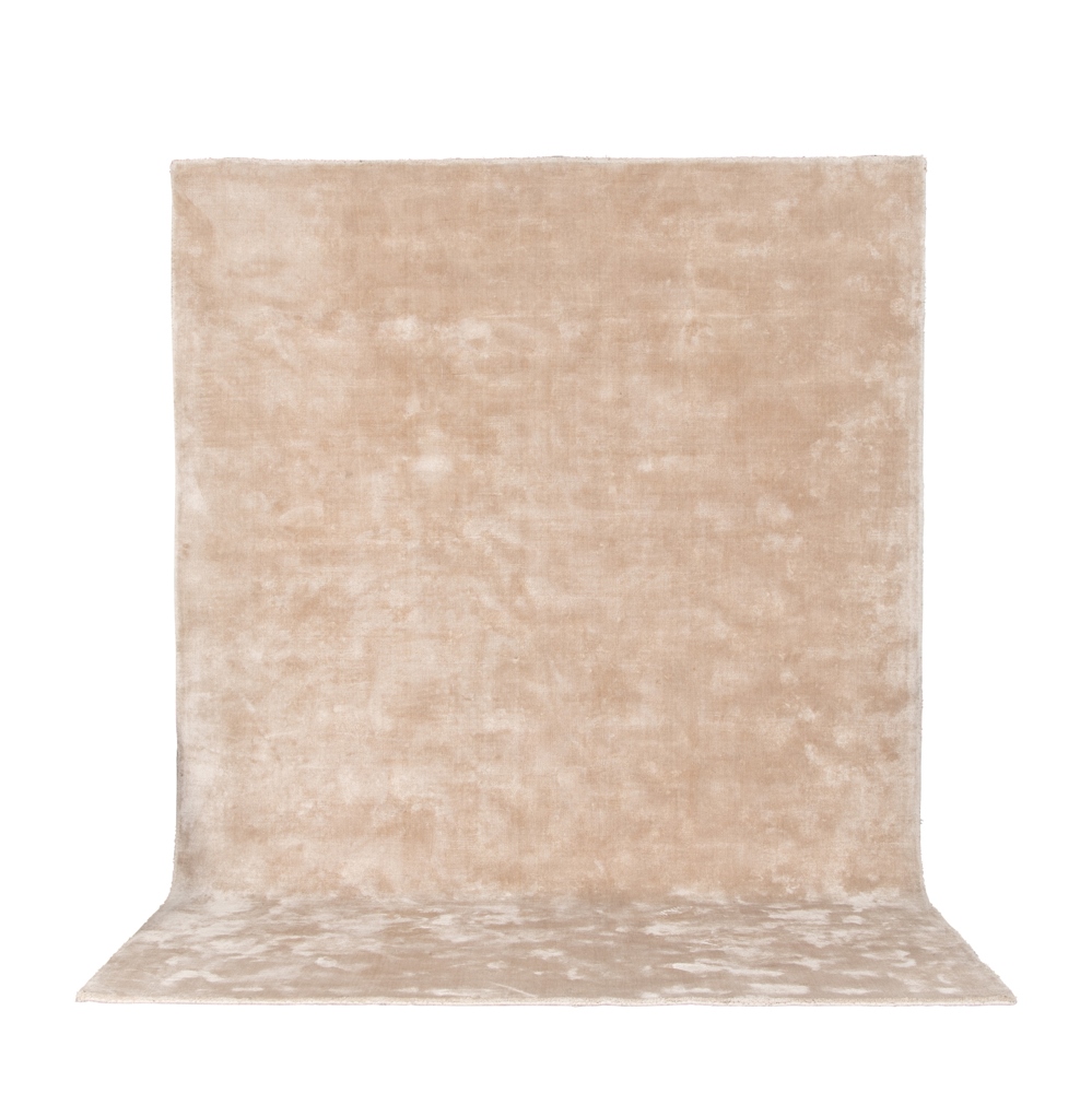 Indra Beige – Viskosmatta - Bild 2