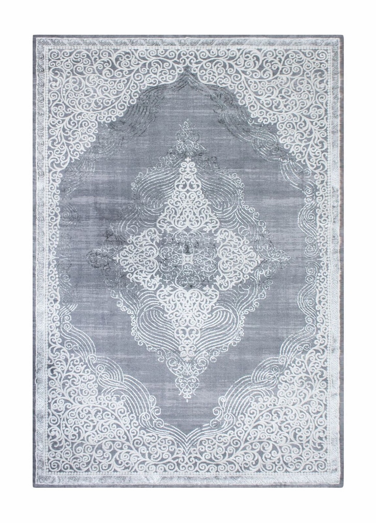 Kameha Medallion Silver – Klassisk Wiltonmatta - Bild 2