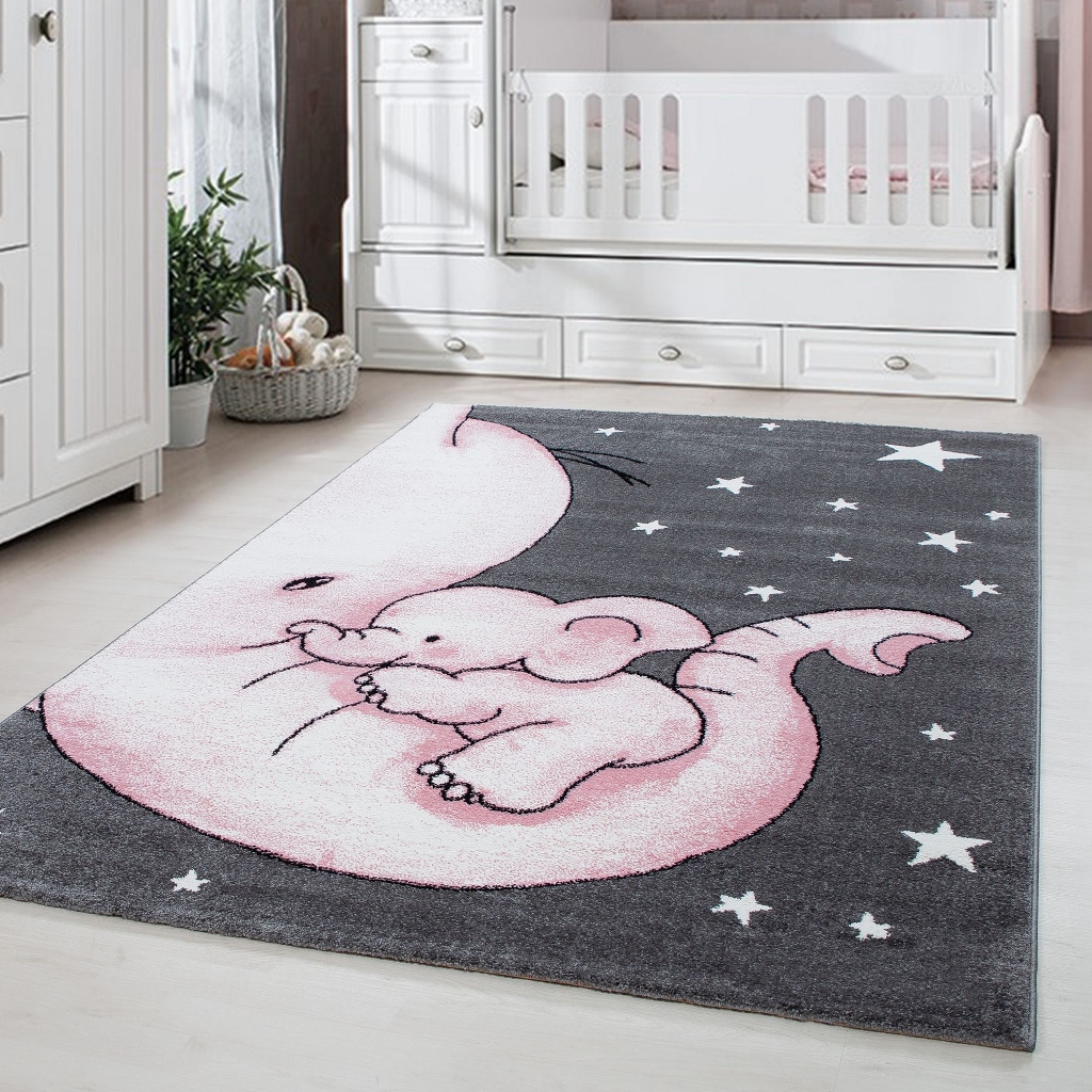 Kid Elefant Rosa – Barnmatta