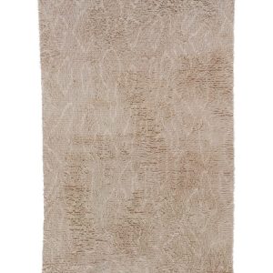 Leiko Beige – Handvävd ullmatta
