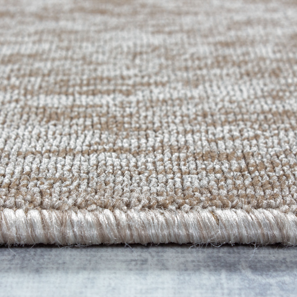 Plain Beige – Rund Matta - Bild 3