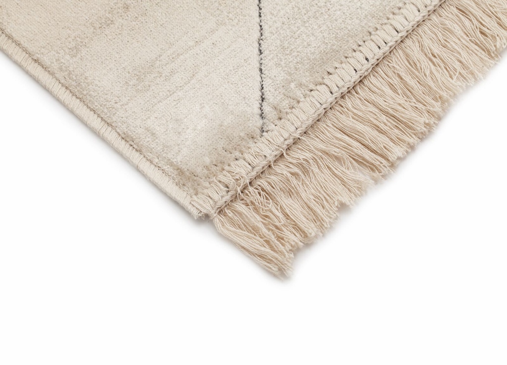 Royal Deluxe Beige – Konstsilkematta - Bild 3