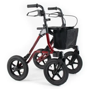 Dietz Taima XC Outdoor Rollator med luftgummidäck.